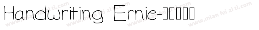 Handwriting Ernie字体转换